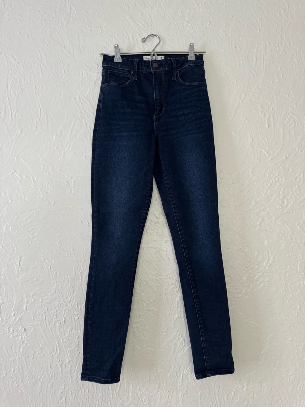 Abercrombie & Fitch Women's Dark Indigo Skinny Jeans